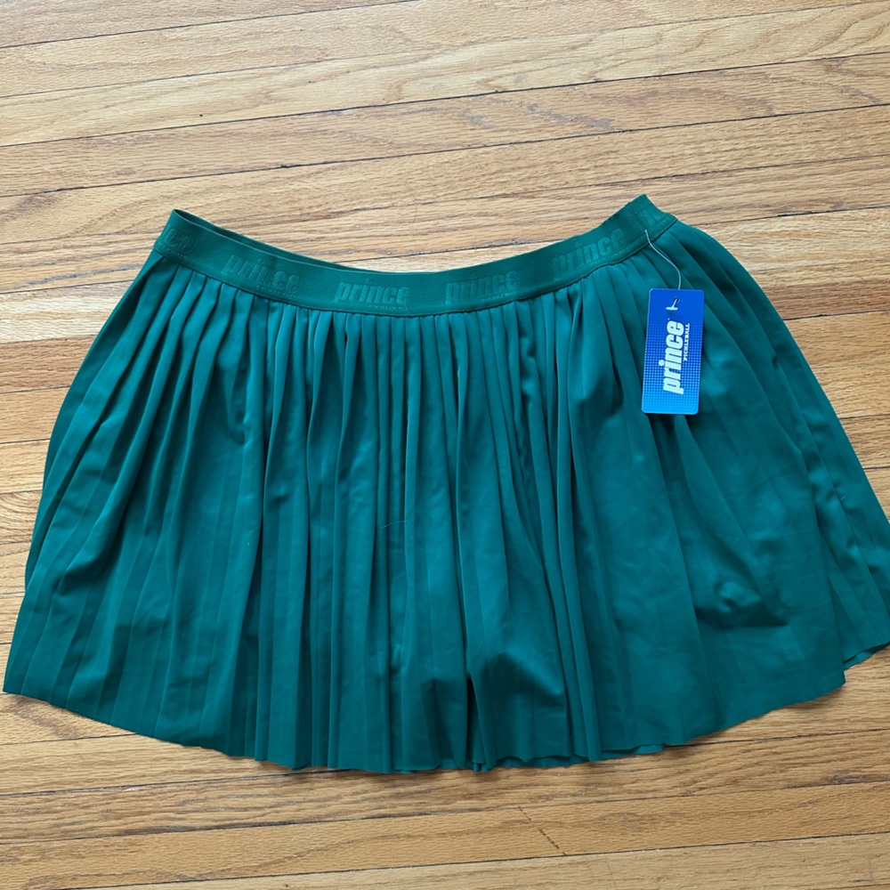Prince Green Pleated Skater Tennis Skirt